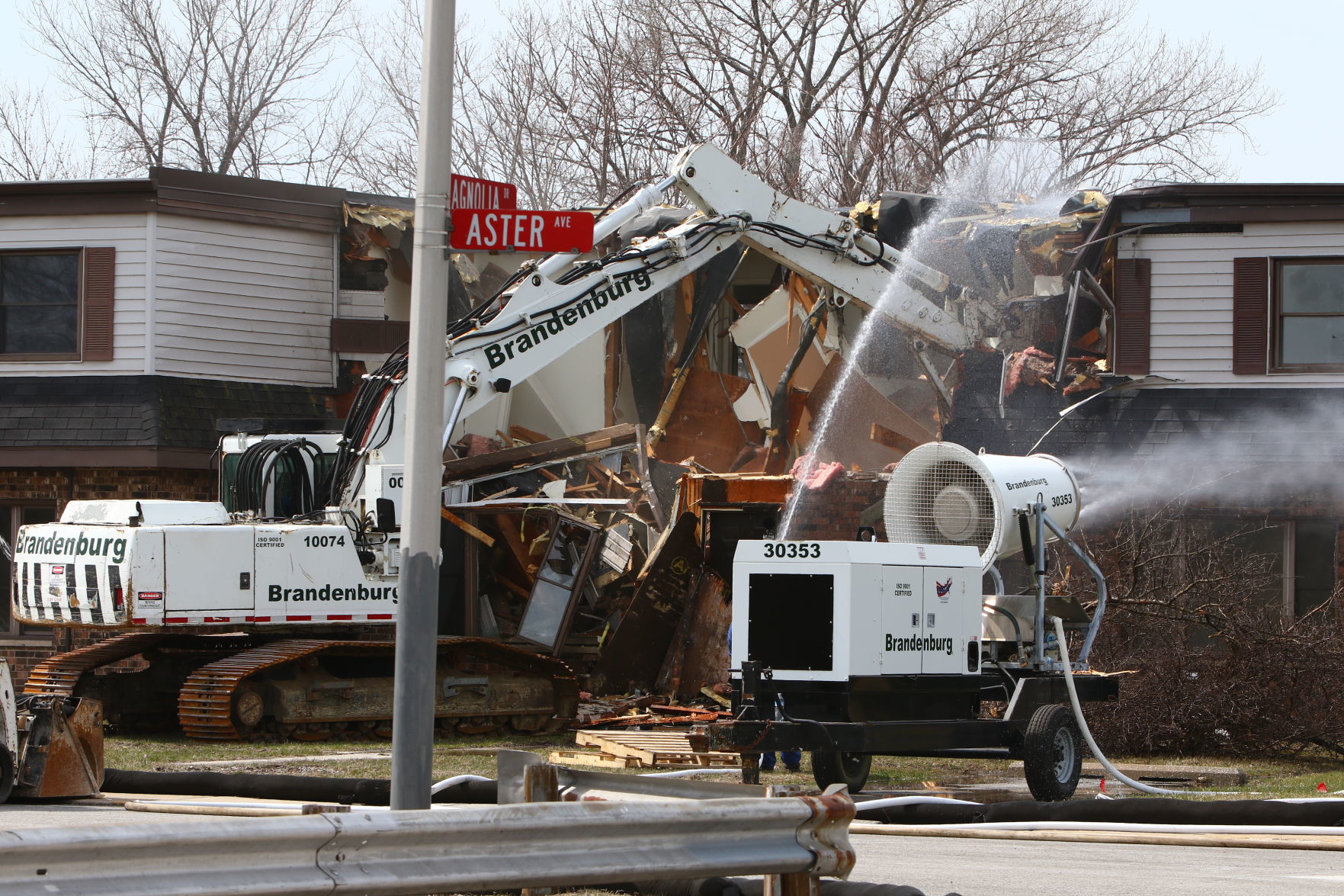 Gallery: Demolition begins on West Calumet Housing Complex